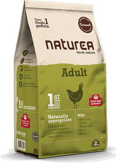 Naturea Elements Adult 2kg Dry Food Grain-Free for Adult Dogs with Chicken