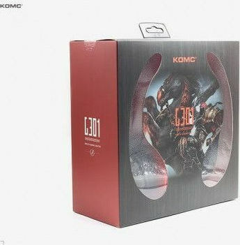 Komc G301 Over Ear Gaming Headset με σύνδεση USB Red