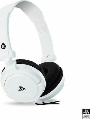 4Gamers PRO4-10 Over Ear Gaming Headset with Connection 3.5mm White