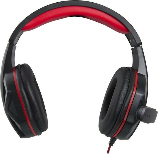 Esperanza Arrow Over Ear Gaming Headset με σύνδεση 2x3.5mm Κόκκινο