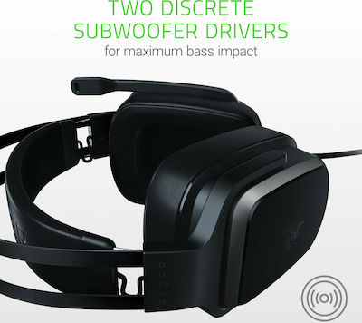 Razer Tiamat 2.2 V2 Over Ear Gaming Headset με σύνδεση 3.5mm / 2x3.5mm