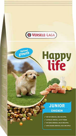 Versele Laga Happy Life Junior 10kg Ξηρά Τροφή για Κουτάβια με Κοτόπουλο