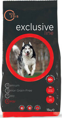 Viozois Exclusive Line Energy 15kg Ξηρά Τροφή με Λίγα Σιτηρά για Ενήλικους Σκύλους με Κοτόπουλο