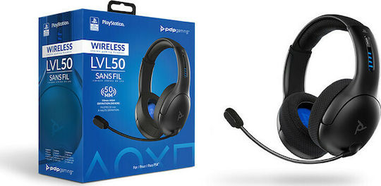 PDP LVL50 Drahtloses PS4/PS5 Über Ohr Gaming-Headset mit Konnektivität USB für PS4 / PS5