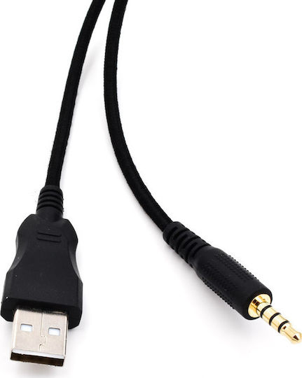 Moxom MX-EP22 Over Ear Gaming Headset with Connection 3.5mm / USB
