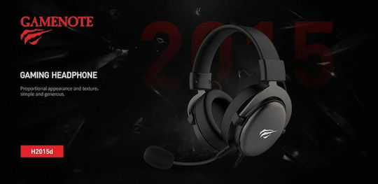 Havit H2015D Over Ear Gaming Headset με σύνδεση 3.5mm