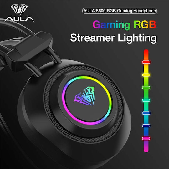 Aula Mountain S600 Over Ear Gaming Headset με σύνδεση USB