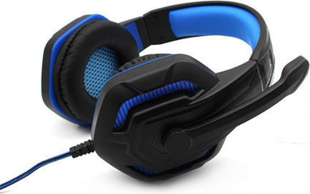 Komc M203 Over Ear Gaming Headset με σύνδεση 3.5mm Μπλε