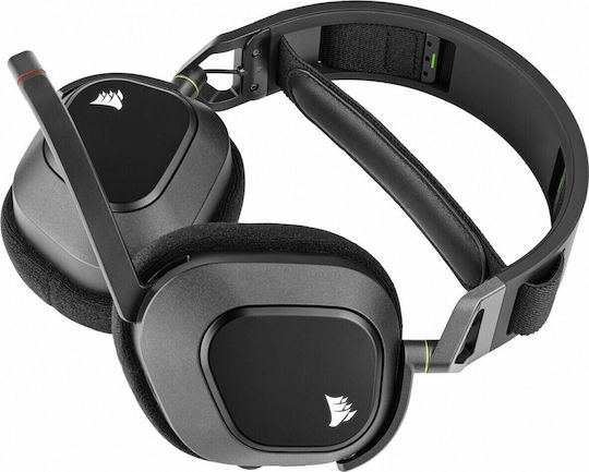 Corsair HS80 RGB Wireless Über Ohr Gaming-Headset mit Verbindung USB Gray
