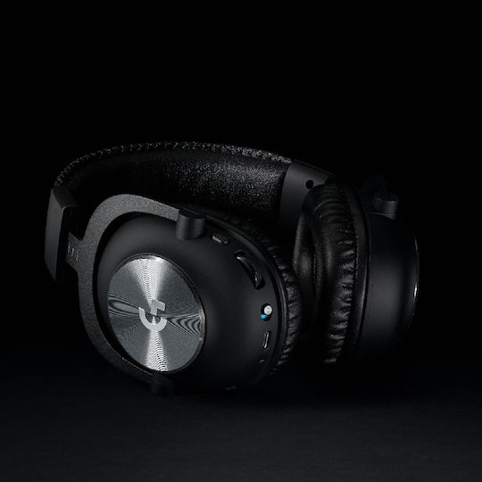 Logitech G Pro X Ασύρματο Over Ear Gaming Headset με σύνδεση USB