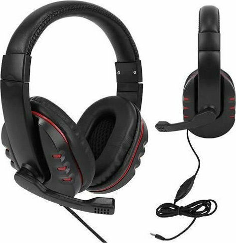 Komc K4 Über Ohr Gaming-Headset mit Verbindung 3,5mm Schwarz