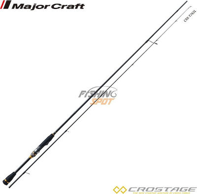 Major Craft Crostage New Mebaru Καλάμι Ψαρέματος για Light Rockfishing 2.32m 0.5-7gr