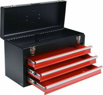 Yato Metallic Tool Carrier with 3 Drawers W21.8xD30xH52cm