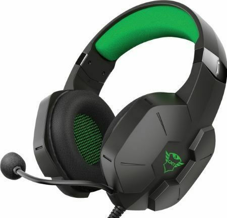 Trust GXT 323X Carus Надушници Геймърски слушалки с връзка 3,5 мм Черен
