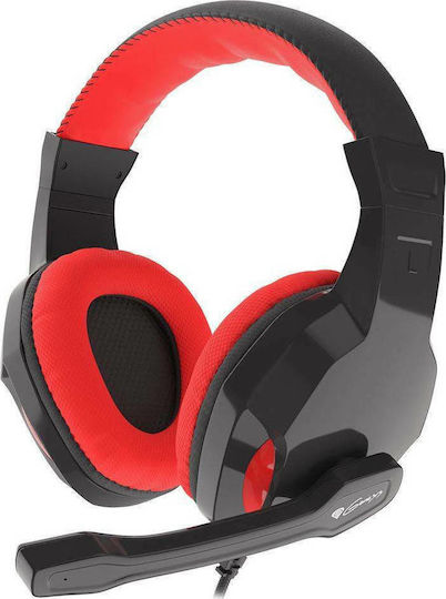 Genesis Argon 110 On Ear Gaming Headset με σύνδεση 3.5mm Κόκκινο