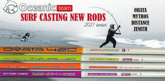 Oceanic Distance Καλάμι Ψαρέματος για Surf Casting 4.20m 80-170gr