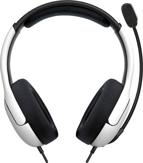 PDP LVL40 PS4/PS5 Over Ear Gaming Headset με σύνδεση 3.5mm Λευκό for PS4 / PS5