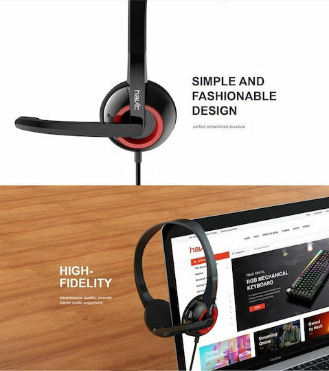 Havit H202D On Ear Gaming Headset με σύνδεση 3.5mm