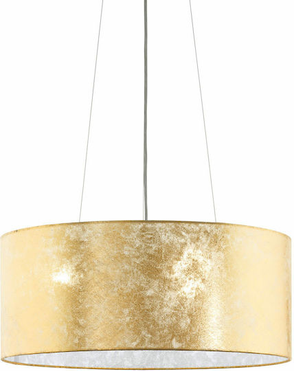 Eglo Viserbella Κρεμαστό Φωτιστικό Χρυσό με Ντουί E27 53x53x110εκ.