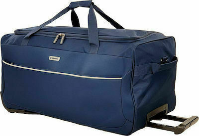 Diplomat Atlanta Sack Voyage 89lt Blue with Wheels Fabric L37xW32xH34cm