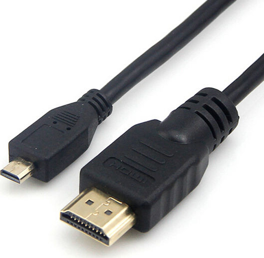 Powertech HDMI 1.4 High Speed 1080p 120Hz Cable HDMI Male - Micro HDMI Male 1.5m Black