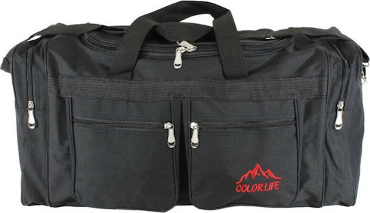 Colorlife Sack Voyage Black Fabric L50xW22xH25cm