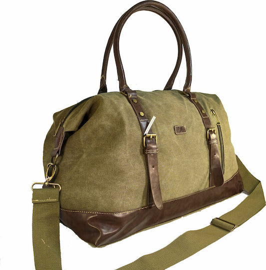 RCM Khaki Sack Voyage Green made of Artificial Leather L51xW25xH29cm