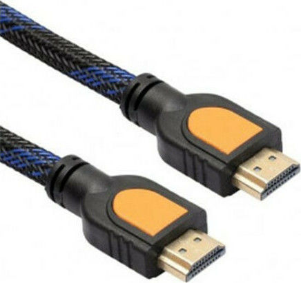 Powertech HDMI 1.4 High Speed 1080p 120Hz Cable HDMI male - HDMI male 1.5m Μαύρο