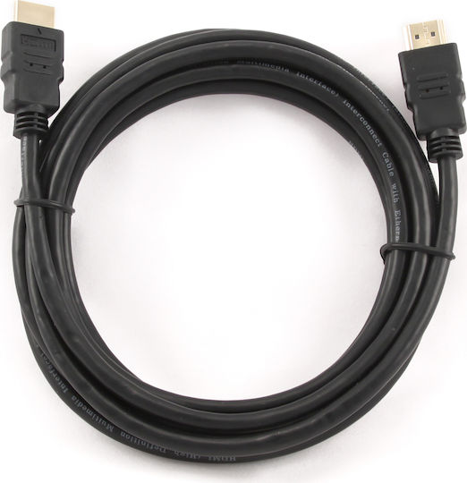 Cablexpert HDMI 2.0 Premium High Speed 4K 60Hz HDR Cable HDMI male - HDMI male 3m Μαύρο