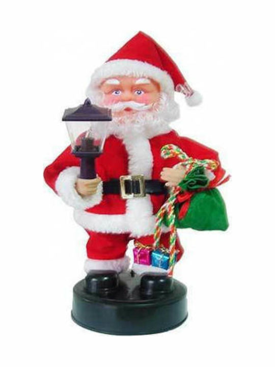 Leuchtender Dekorativer Weihnachtsmann Batterie mit Musik aus Stoff (Μiverse Designs)