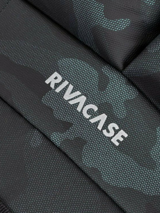 Rivacase Sherwood 7661 Αδιάβροχη Τσάντα Πλάτης για Laptop 17.3" Navy Camo