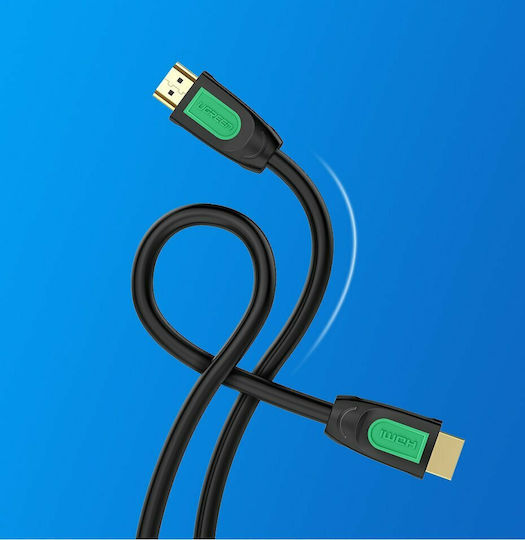 Ugreen HDMI 1.4 High Speed 1080p 120Hz Cable HDMI male - HDMI male 5m Μαύρο