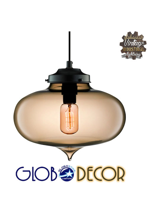 GloboStar Pomegranate Ceiling Light Honey Ball with E27 Socket 26x20x20cm