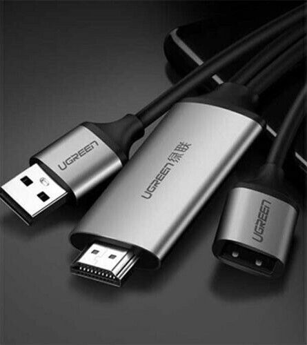 Ugreen HDMI-Kabel Männlich - USB-A-Buchse 1,5m Schwarz