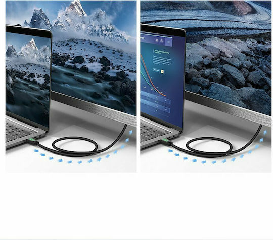 Ugreen HDMI 1.4 High Speed 1080p 120Hz Cable HDMI male - HDMI male 1m Μαύρο