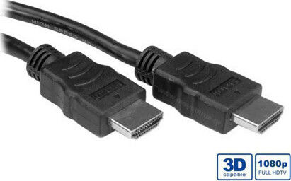 Roline HDMI 1.4 High Speed 1080p 120Hz Cable HDMI male - HDMI male 3m Μαύρο
