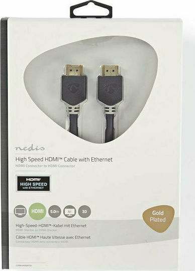 Nedis HDMI 1.4 High Speed 1080p 120Hz Cable HDMI Male - HDMI Male 5m Black