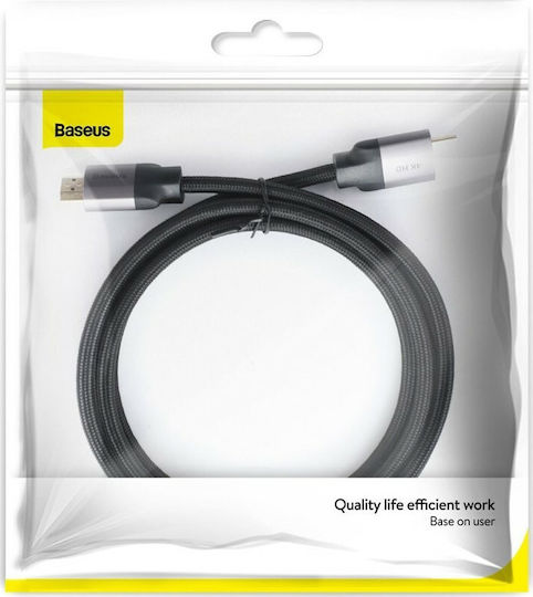 Baseus Enjoyment HDMI 2.0 Braided Cable HDMI male - HDMI male 1m Black