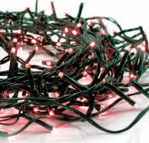 300 Lights LED 15m. Red in String 1pcs