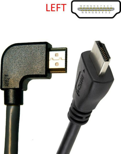 Powertech HDMI 1.4 High Speed 1080p 120Hz Cable HDMI Male - HDMI Male 2m Black