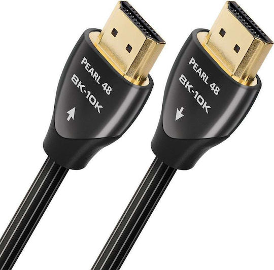 Audioquest Pearl 48 HDMI 2.1 Ultra High Speed 48Gbps 4K 120Hz HDR VRR Cable HDMI Male - HDMI Male 1m Black