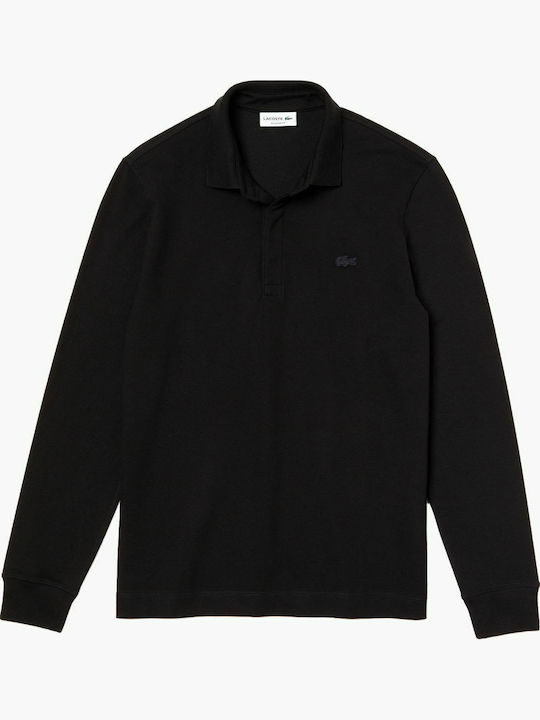 Lacoste Polo Long Sleeve Blouse Black