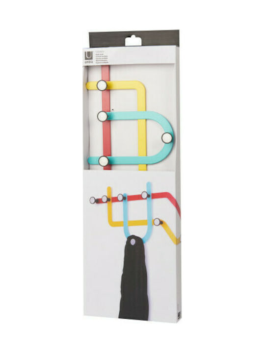 Umbra Wandhaken Subway 10 Steckplätze 57x3.8x20.3cm