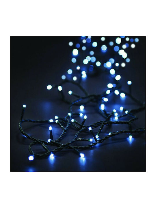 200 Lights LED 13m. Cold White in String 1pcs