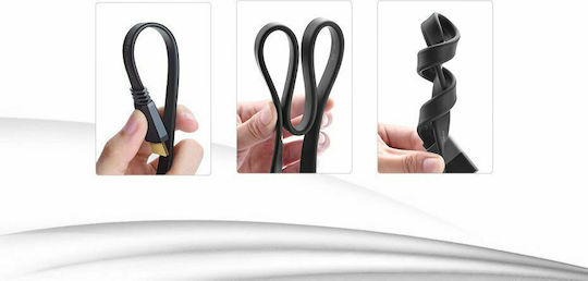 Ugreen ED015 HDMI 2.0 Premium High Speed 4K 60Hz HDR Braided HDMI Cable HDMI Male - HDMI Male 3m Black