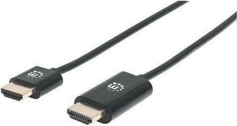 Manhattan HDMI 1.4 High Speed 1080p 120Hz Cable HDMI Male - HDMI Male 3m Black