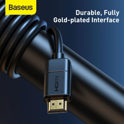 Baseus HDMI 2.0 Premium High Speed 4K 60Hz HDR Cable HDMI Male - HDMI Male 1m Black
