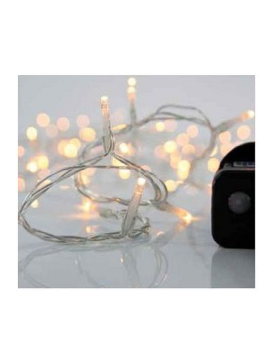 100 Lights LED 8m. Warm White in String 1pcs