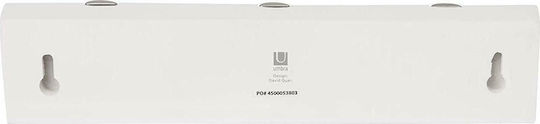 Umbra Wall Hanger Flip 3 Hook White Wooden 3 Hooks White 33x3.2x7cm
