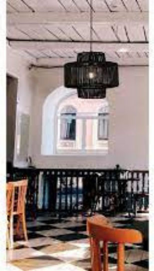 Viokef Ellis Pendant Light Black with Rope for Socket E27 40x40cm